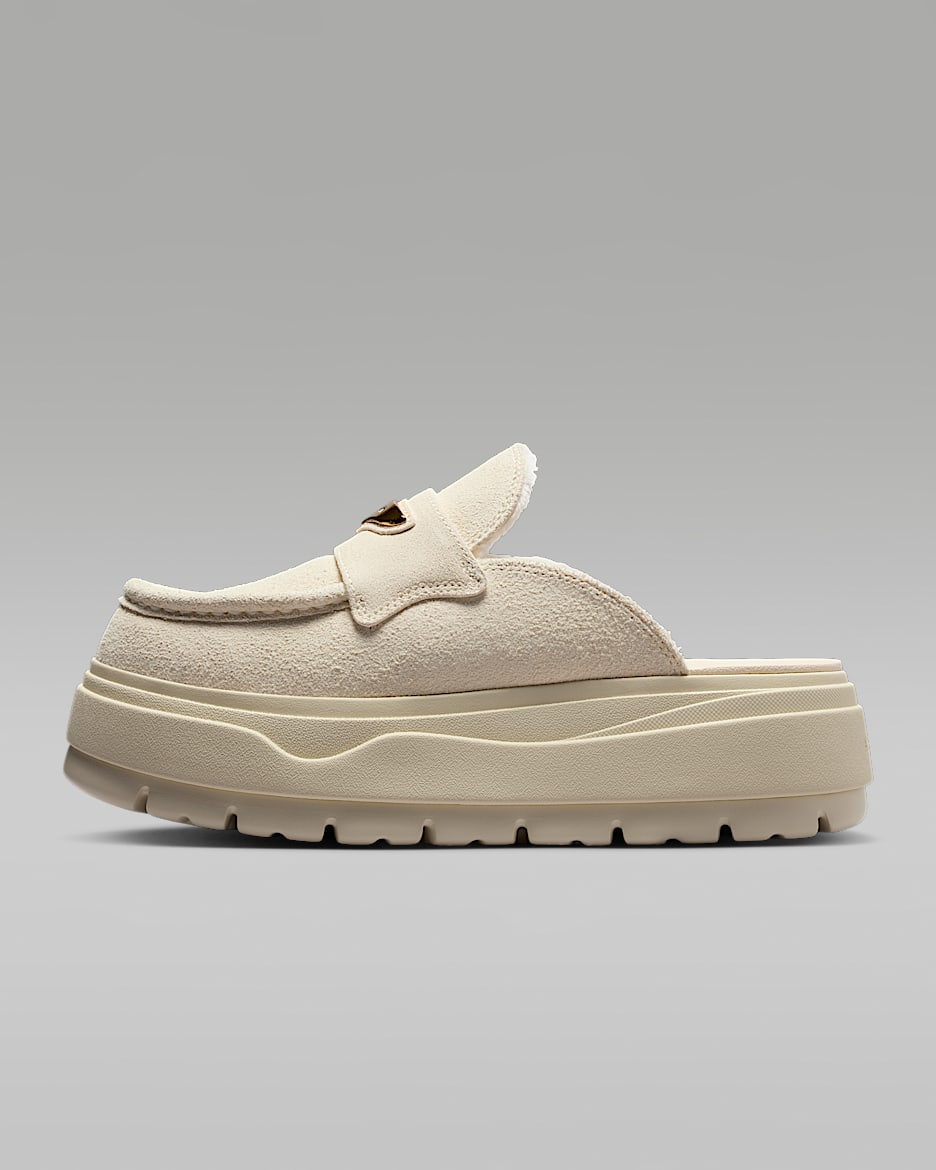 Air Jordan Mule Women's Shoes - Soft Pearl/Coconut Milk/Metallic Gold
