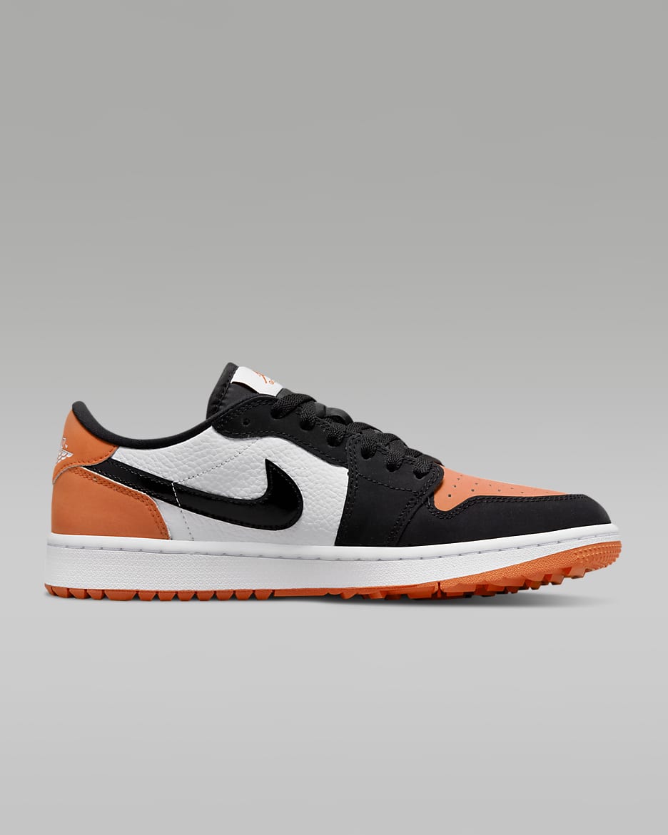 Air Jordan 1 Low G Golf Shoes - Starfish/White/Black