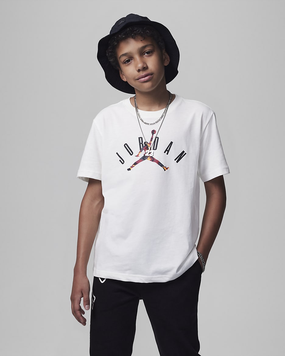 Jordan Flight MVP Graphic Tee Big Kids T-Shirt - Sail