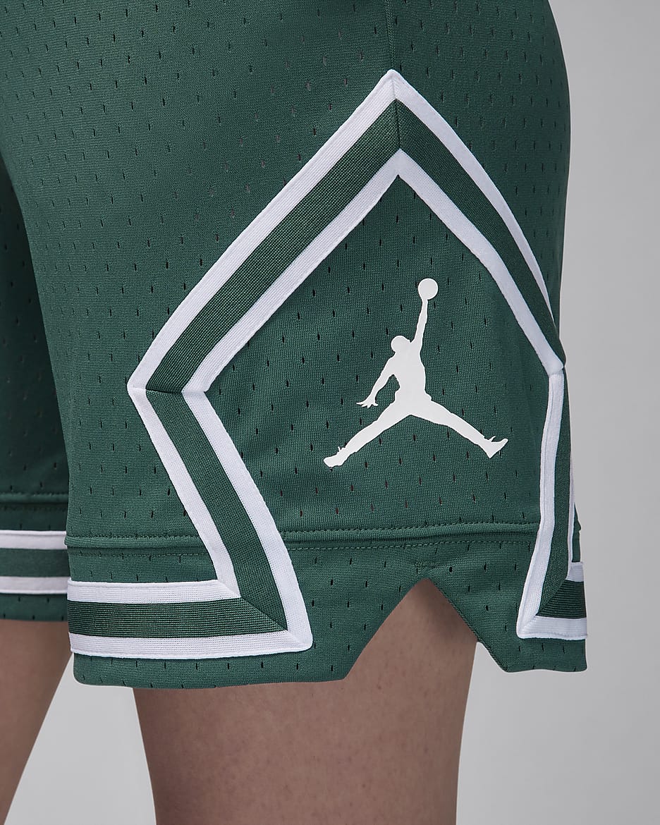 Shorts Diamond Jordan Dri-FIT Sport - Verde oxidado/Blanco/Blanco