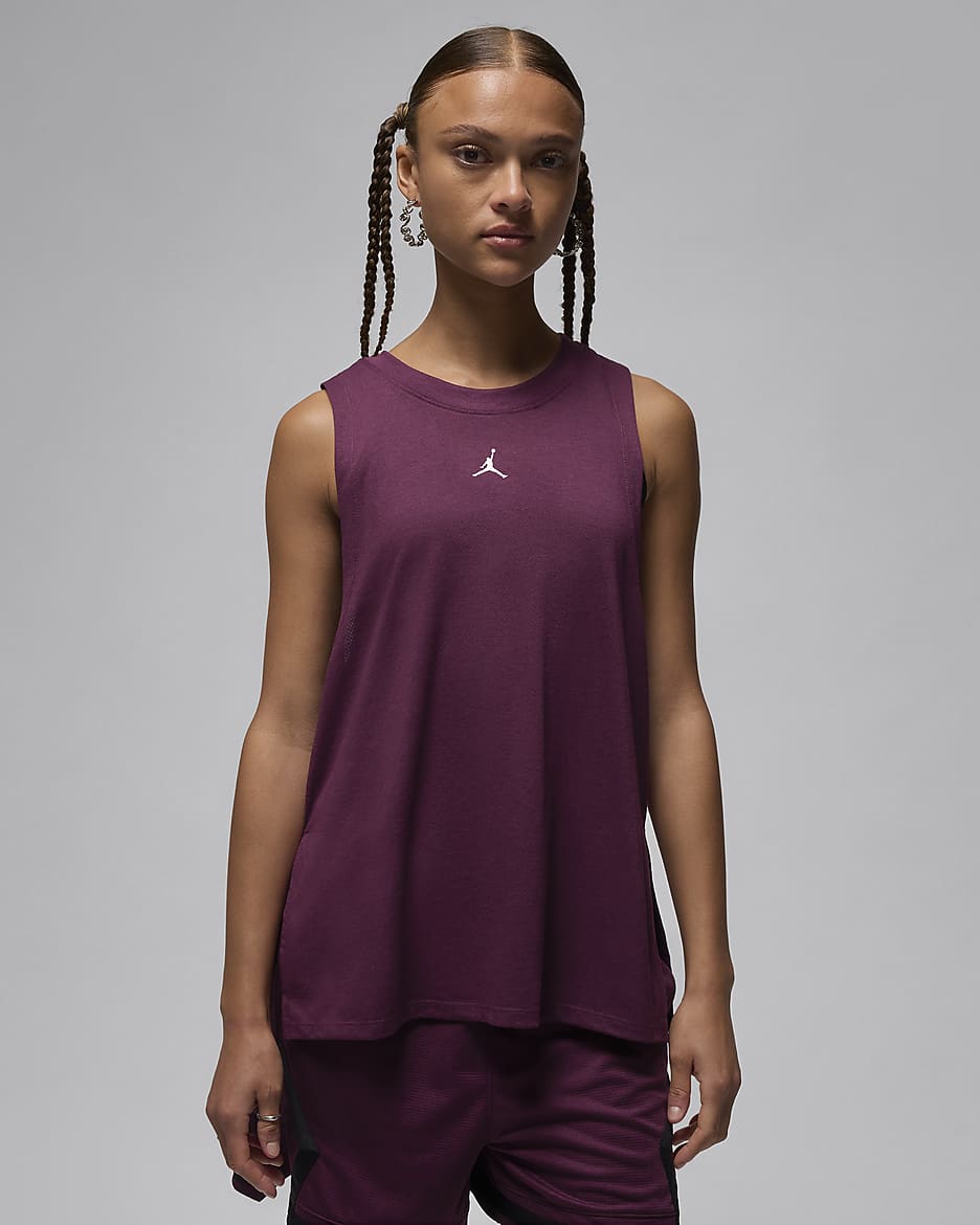 Γυναικείο tank top με ρόμβους Jordan Sport - Bordeaux