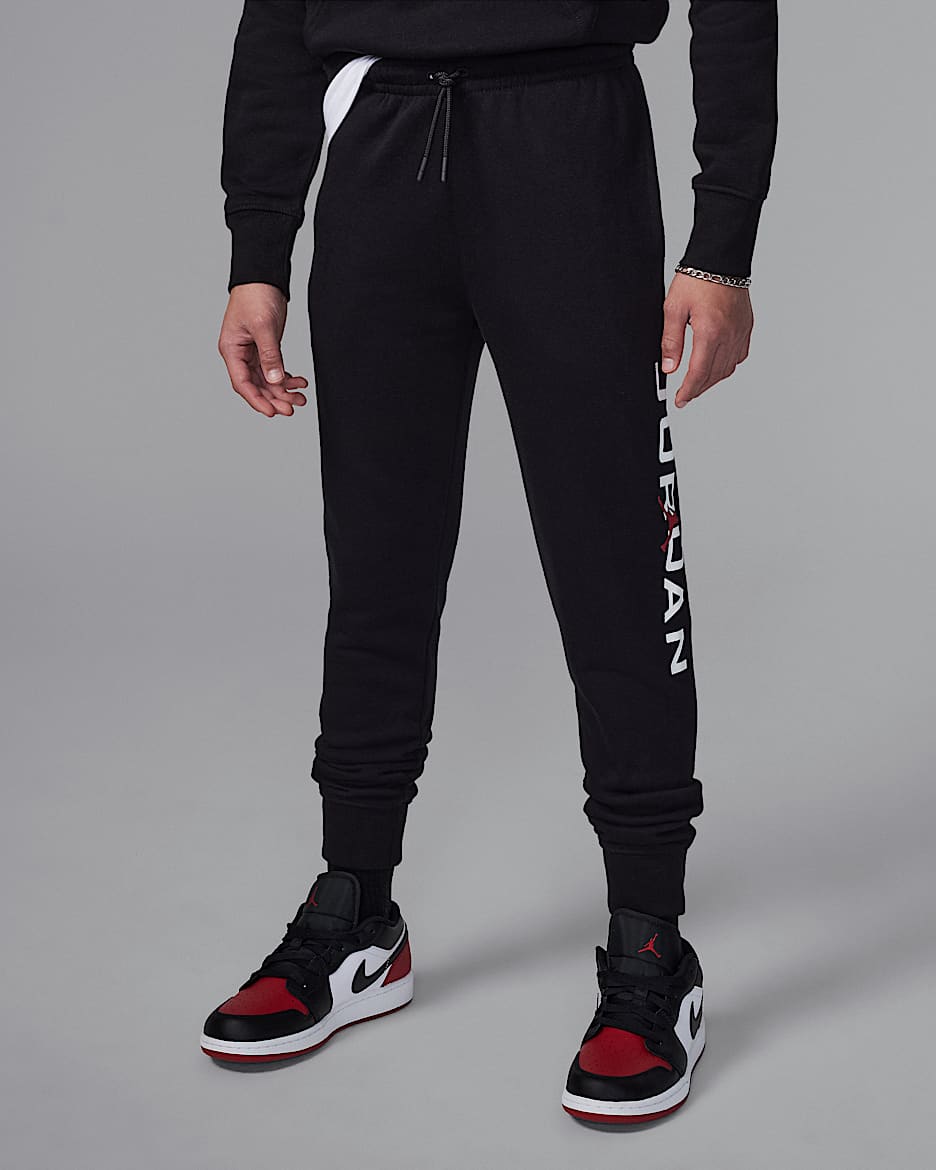 Jordan Big Kids' Baseline Fleece Pants - Black