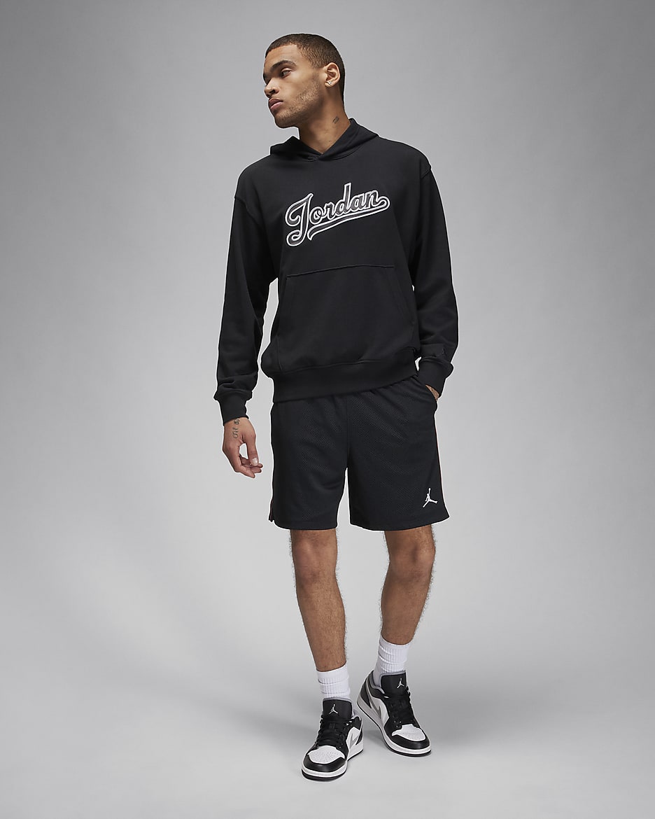 Jordan Flight MVP Men's Fleece Pullover Hoodie - Black