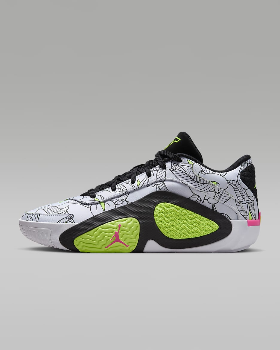 Chaussure de basket Tatum 2 - Blanc/Noir/Hyper Pink/Volt