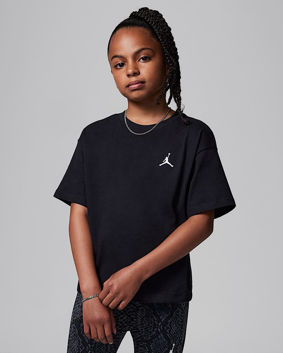 Jordan Brooklyn Essentials Camiseta - Niño/a - Negro