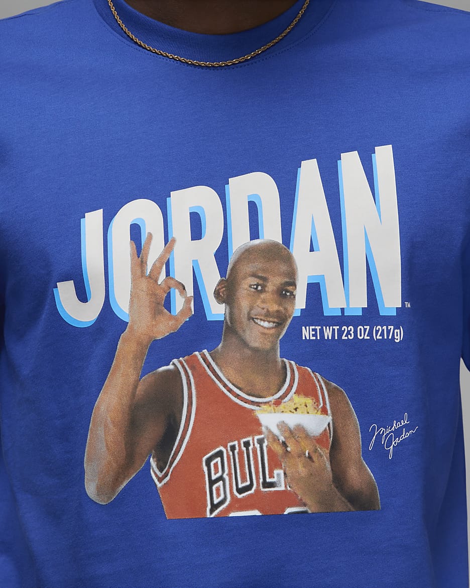 Jordan Flight MVP Men's Graphic T-Shirt - Game Royal/Phantom