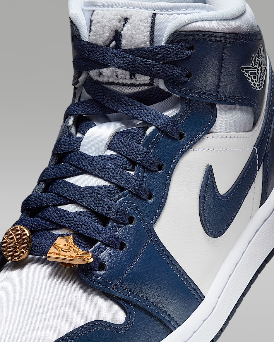 Nike Air Jordan 1 Mid SE MidnightNavy 26 靴 