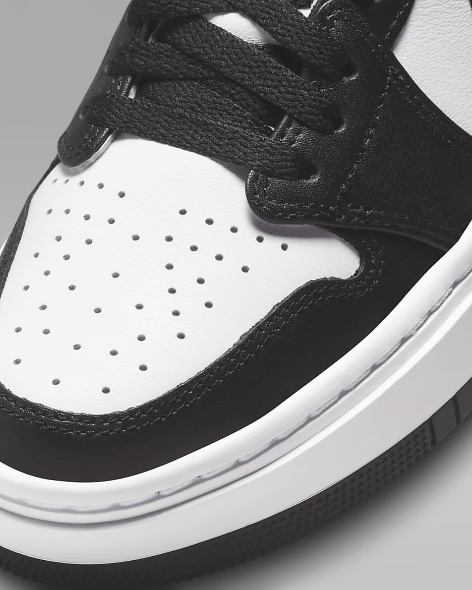 Sapatilhas Air Jordan 1 Elevate Low para mulher - Branco/Branco/Preto