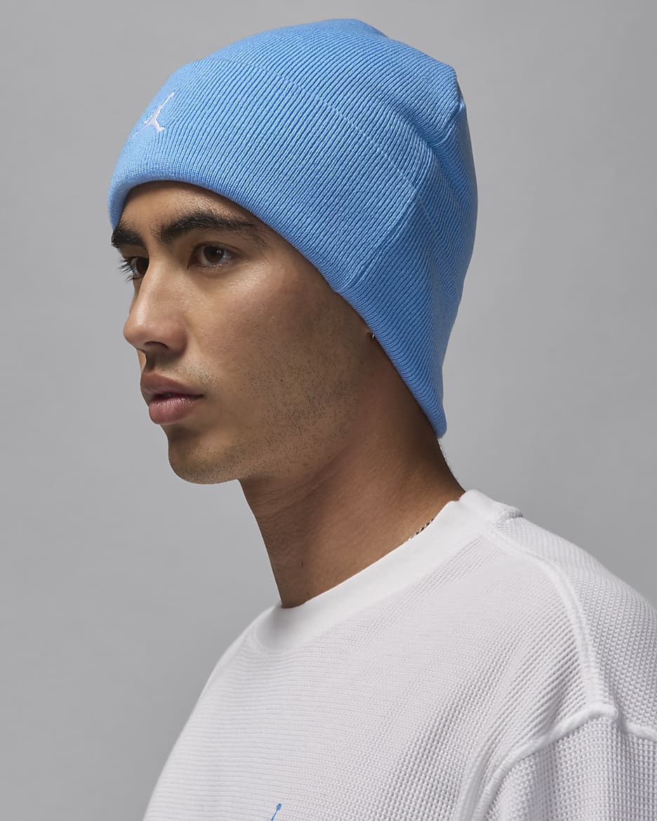 Jordan Peak Essential Beanie - Legend Blue/White