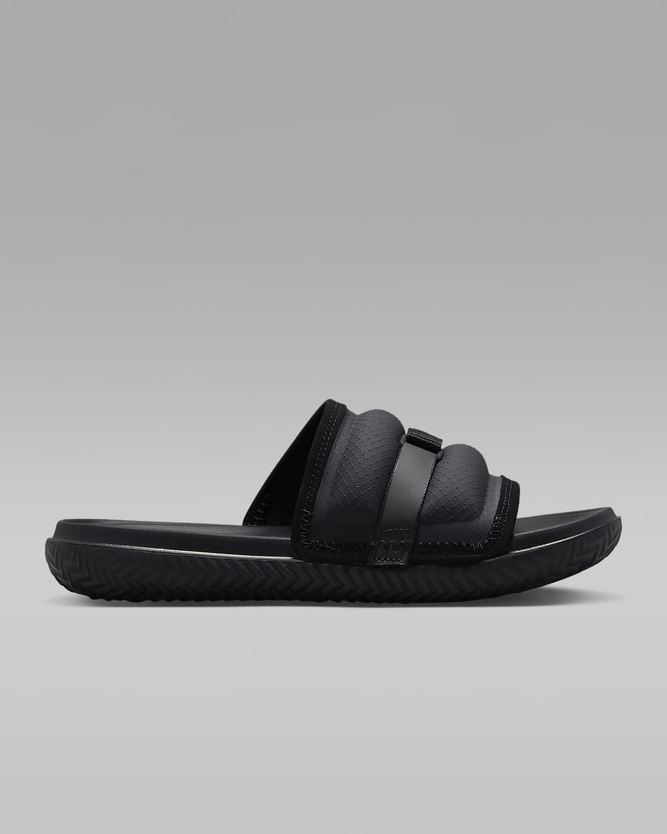 Jordan Super Play Men's Slides - Black/University Red