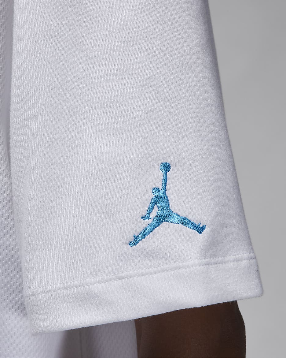 Jordan Flight MVP Men's T-Shirt - White/Dark Powder Blue