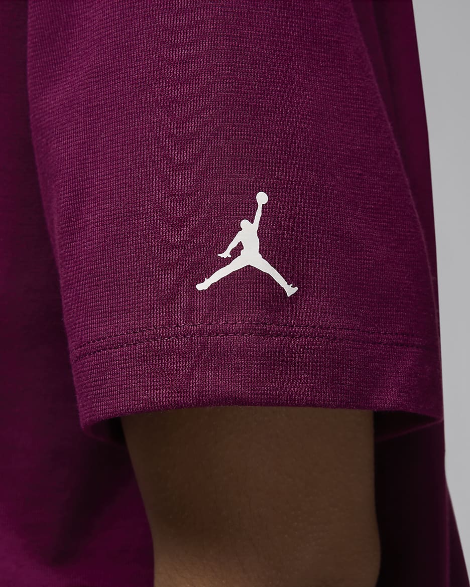 Jordan Flight Heritage Women's Graphic T-Shirt - Bordeaux