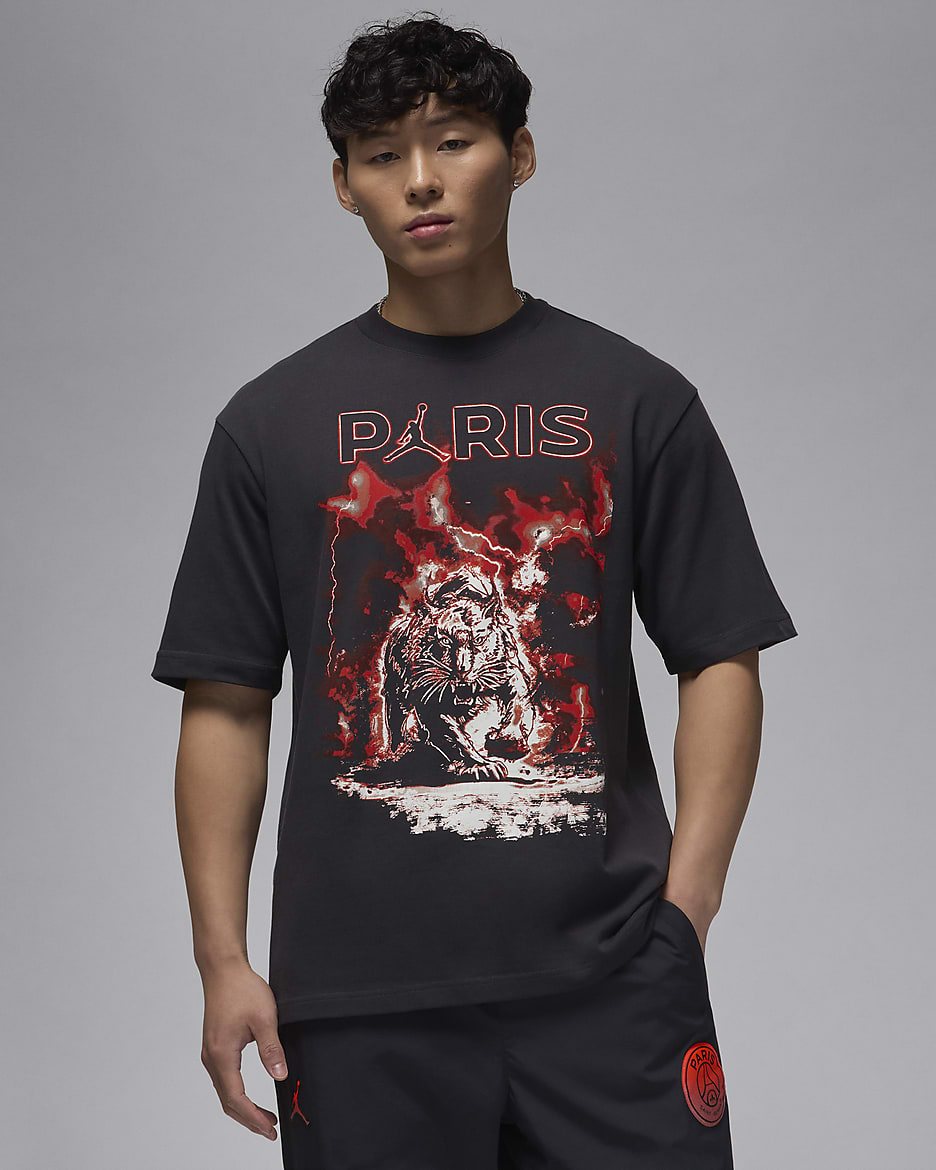 Paris Saint-Germain Men's Graphic T-Shirt - Off-Noir/Sail