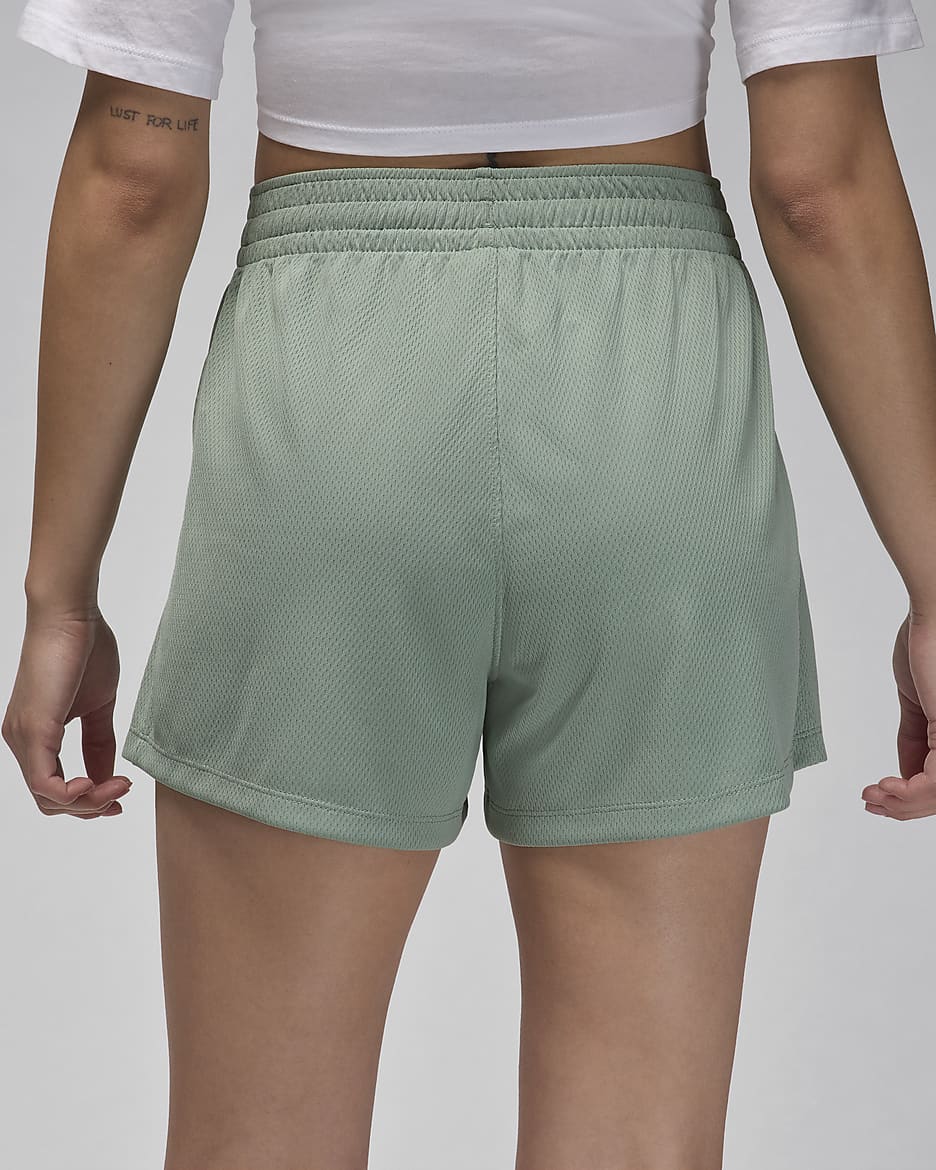 Short en mesh Jordan Sport pour femme - Jade Smoke/Blanc