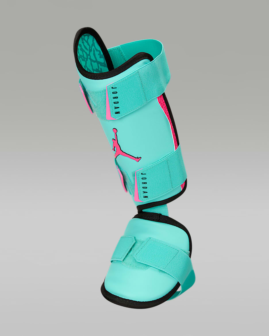 Protección de pierna para bateador de béisbol (bateador diestro) Jordan Fly - Turquesa dinámico
