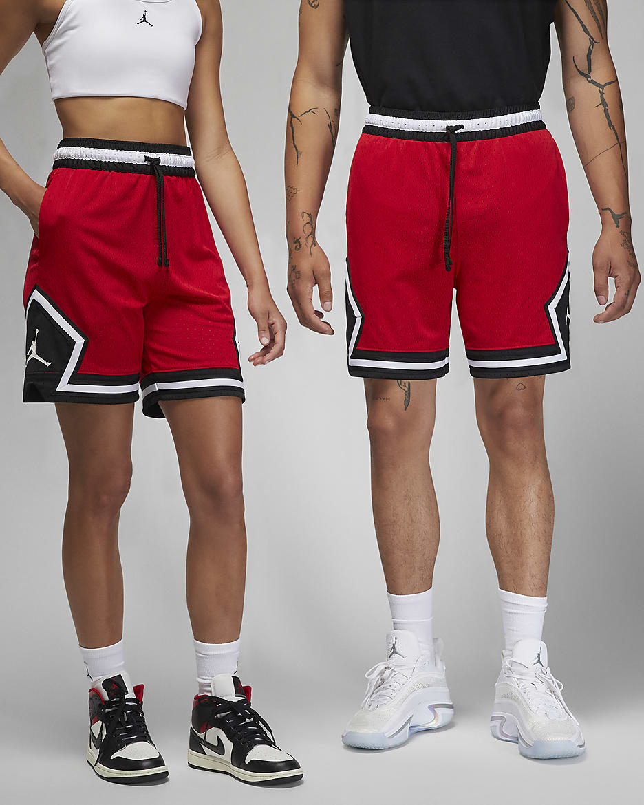 Short Diamond Jordan Dri-FIT Sport - Gym Red/Noir/Gym Red/Gym Red