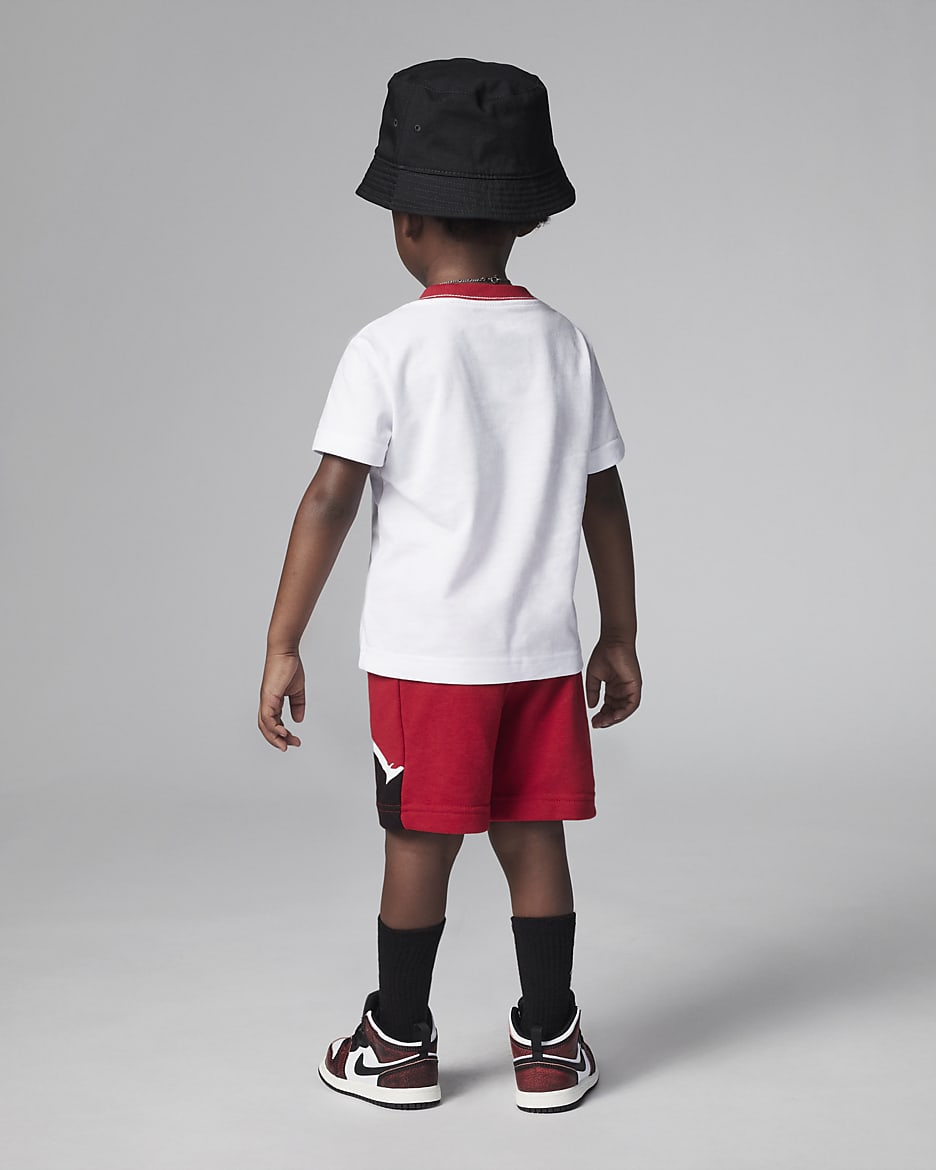 Jordan Jumpman French Terry Shorts Set Conjunto - Infantil - Gym Red