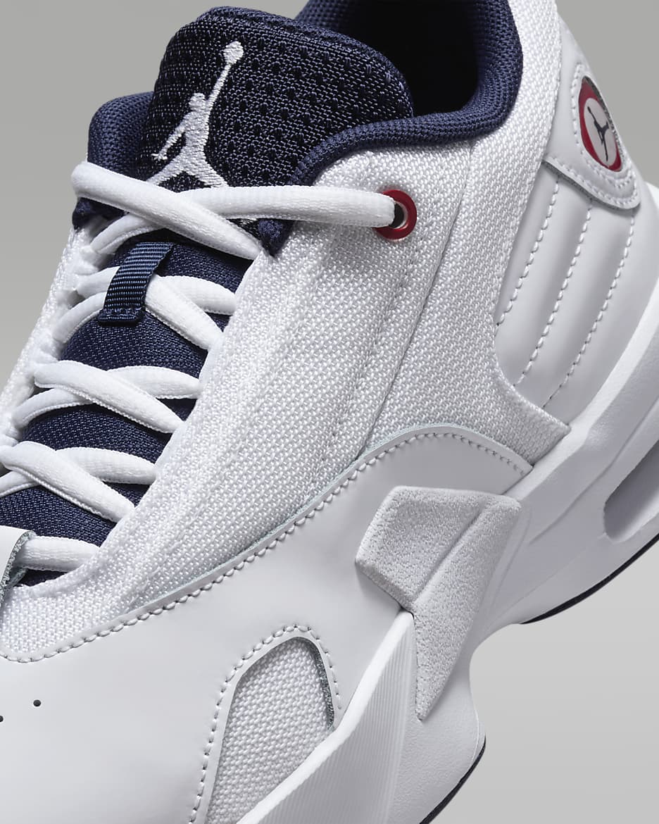 Jordan Max Aura 6 Big Kids' Shoes - White/Varsity Red/Midnight Navy