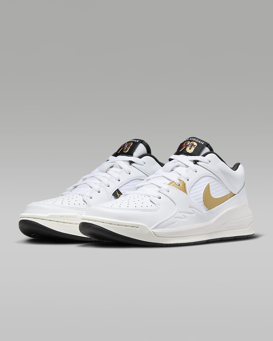 Jordan Stadium 90 Men's Shoes - White/Black/Sail/Metallic Gold