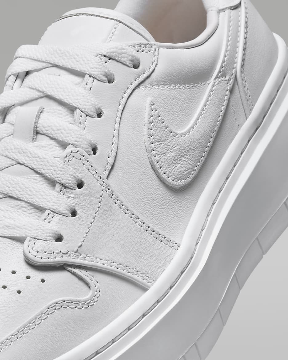 Air Jordan 1 Elevate Low Women's Shoes - White/White/White