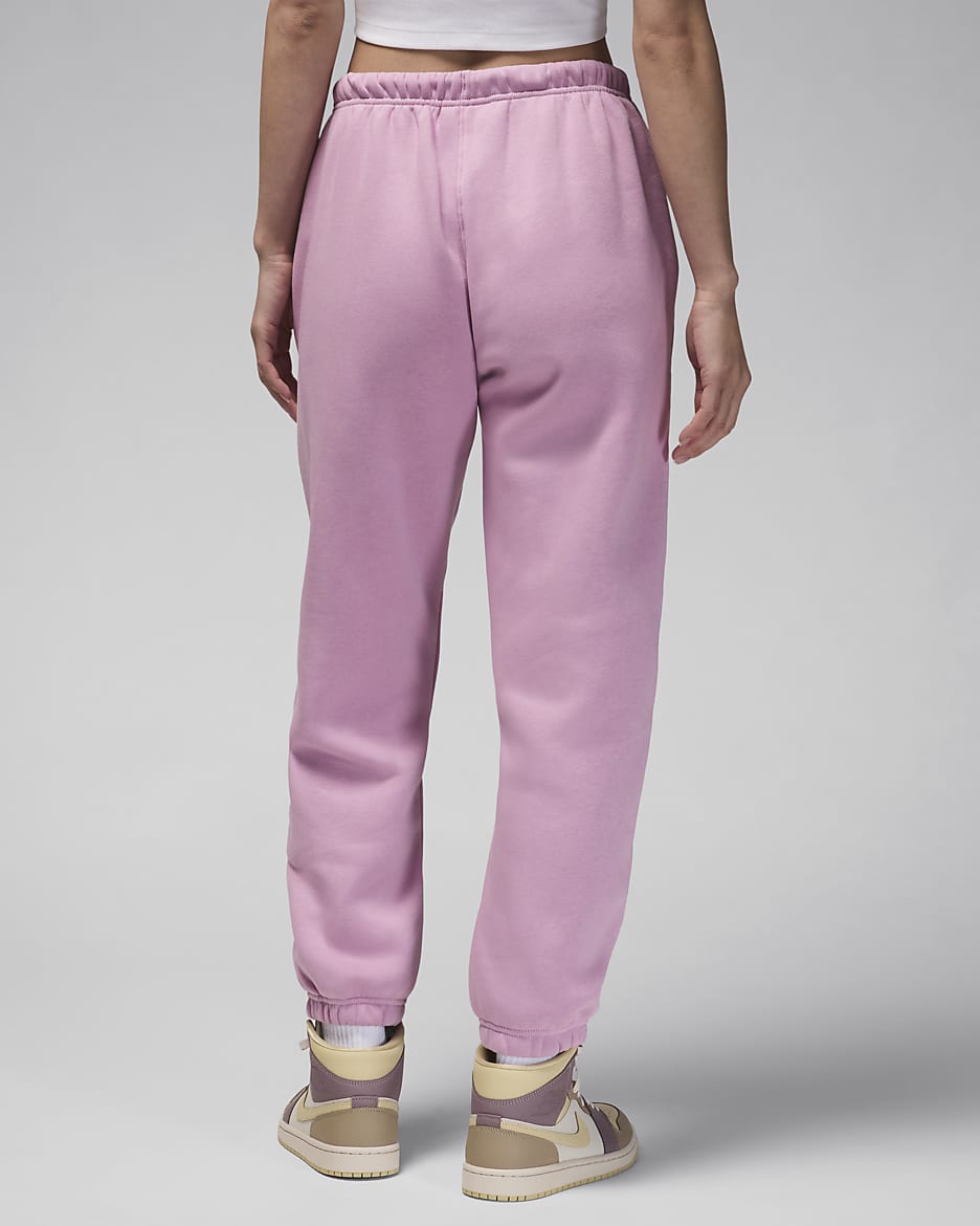 Jordan Brooklyn Fleece Women's Pants - Orchid/Black