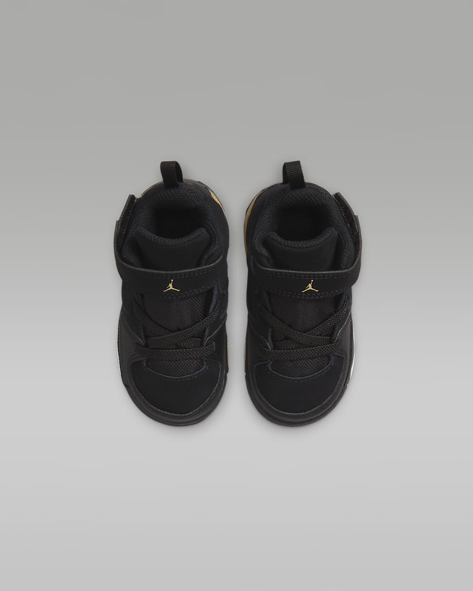 Chaussure Jordan Flight Club '91 pour Bébé et Petit enfant - Noir/Metallic Gold