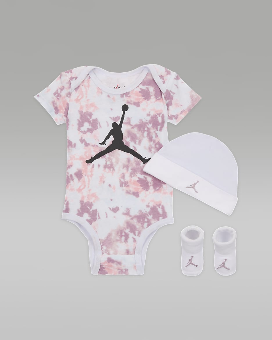 Jordan Baby 3-Piece Box Set - Football Grey