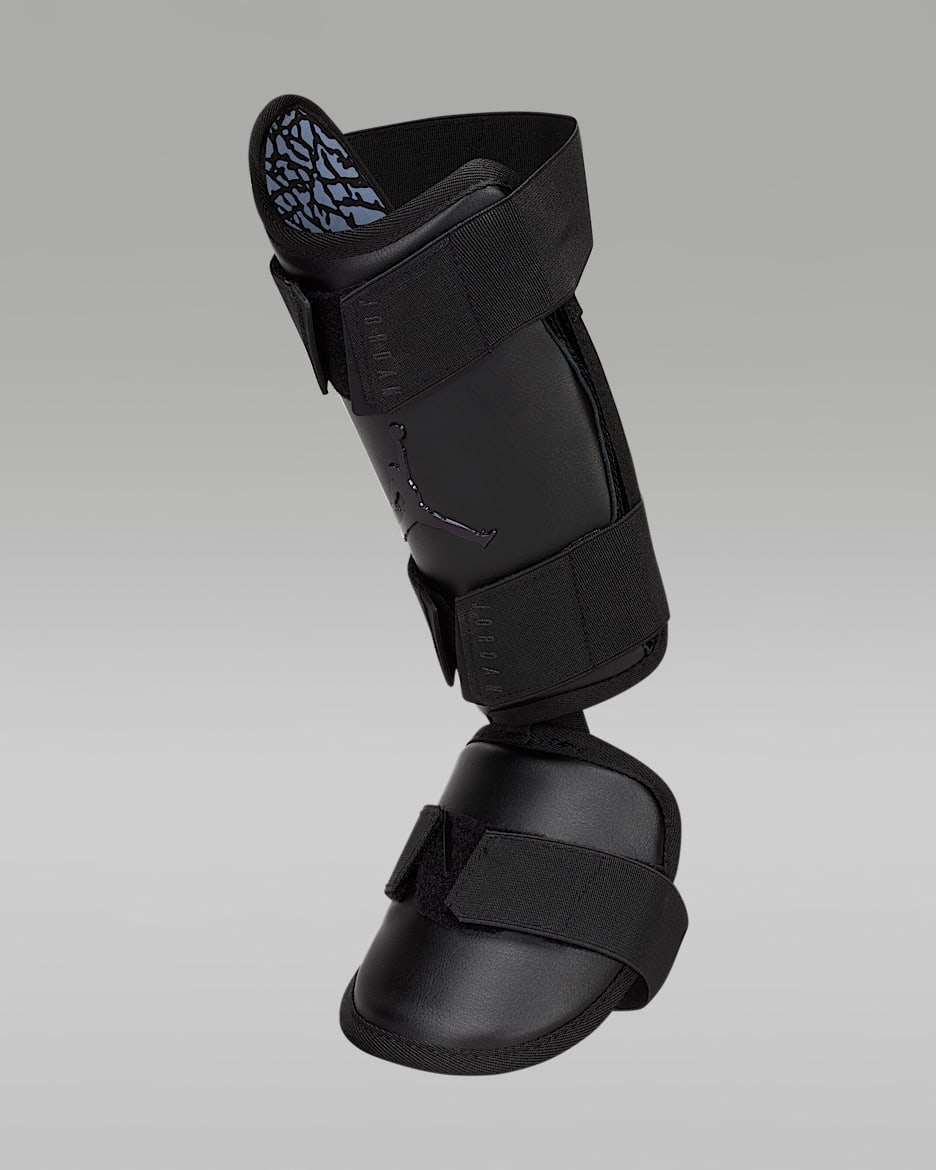 Protección de pierna para bateador de béisbol (bateador diestro) Jordan Fly - Negro