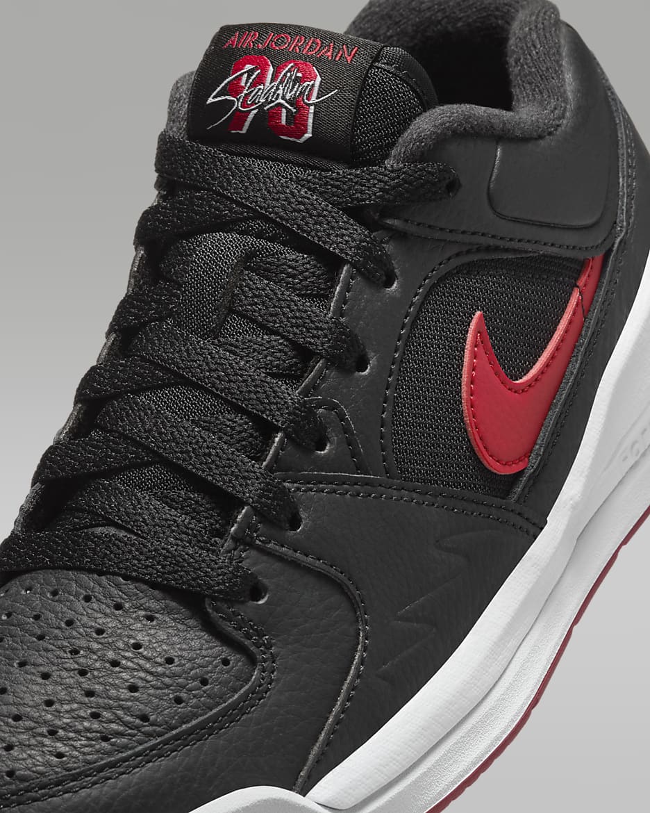 Jordan Stadium 90 Big Kids' Shoes - Black/White/Gym Red