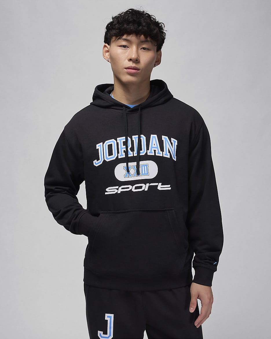 Jordan Sport Crossover Men's Dri-FIT Pullover Hoodie - Black/Legend Blue