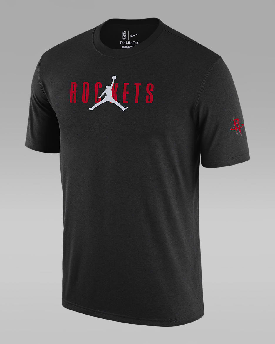 Houston Rockets Courtside Men's Jordan NBA T-Shirt - Black
