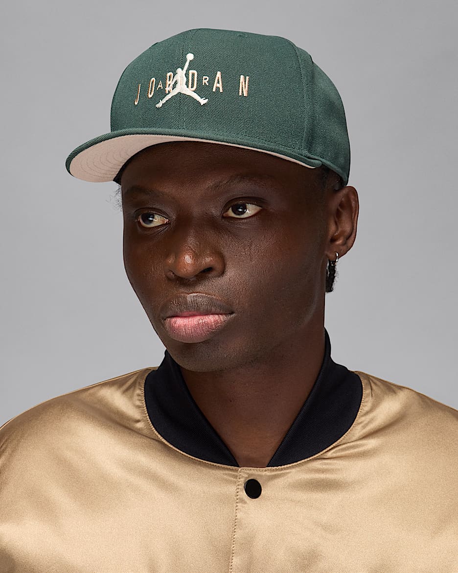 Jordan Pro Structured Hat - Midnight Green/Fossil Stone/Sail