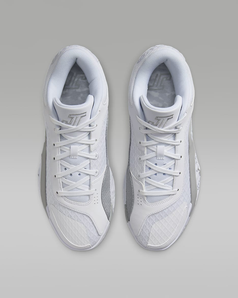 Tatum 2 PF Basketball Shoes - White/Grey Fog/Grey Fog