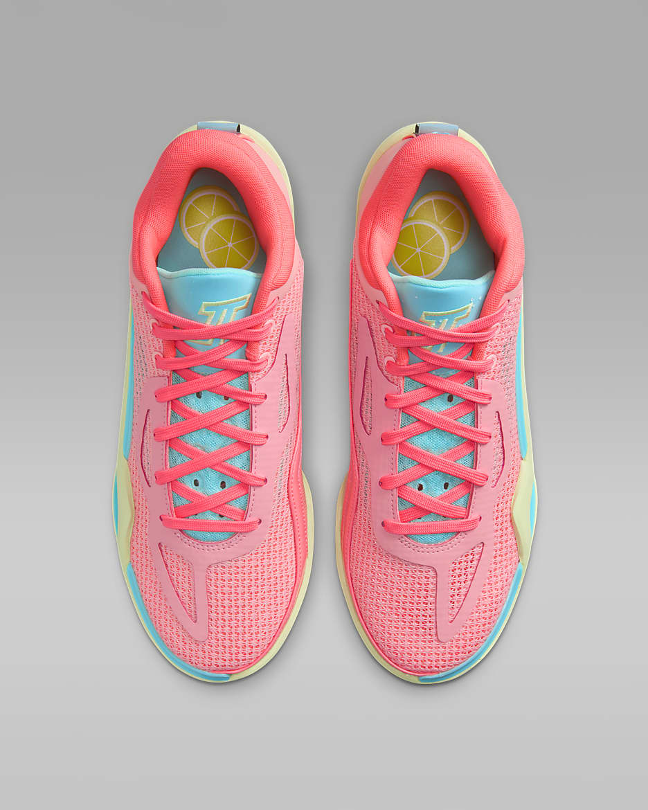 Tatum 1 'Pink Lemonade' PF Men's Basketball Shoes - Pink Tint/Lava Glow/Aurora Green/Barely Volt