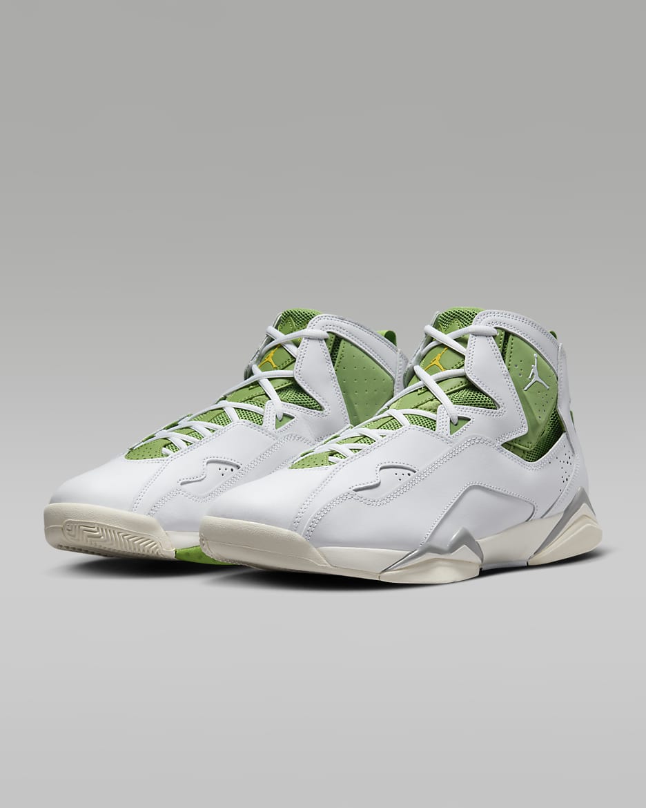 Jordan True Flight Men's Shoes - White/Sail/Lightning/Chlorophyll