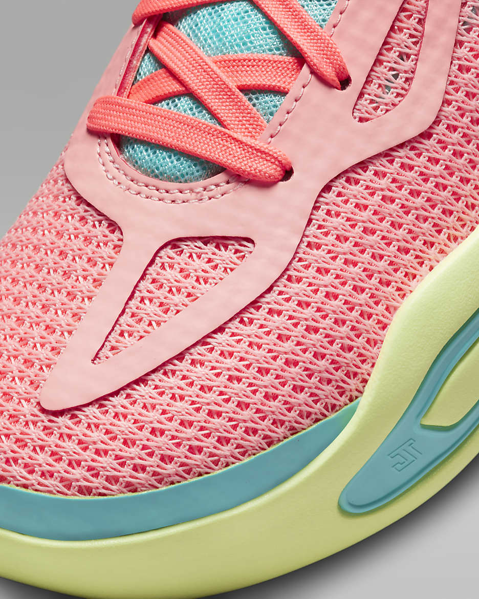 Tatum 1 "Pink Lemonade" Older Kids' Shoes - Pink Tint/Lava Glow/Aurora Green/Barely Volt