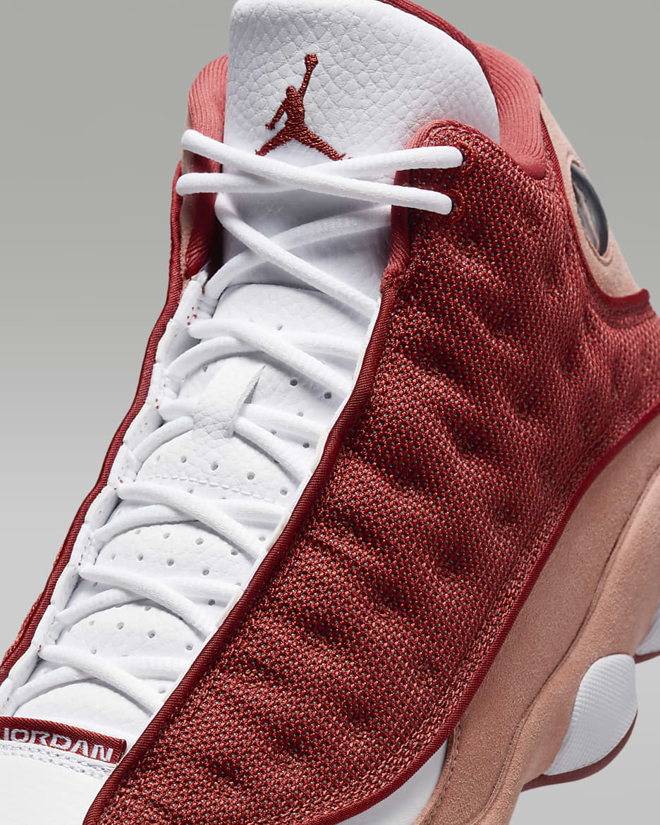 Air Jordan 13 Retro «Dune Red» sko til herre - Dune Red/Terra Blush/Hvit/Dune Red