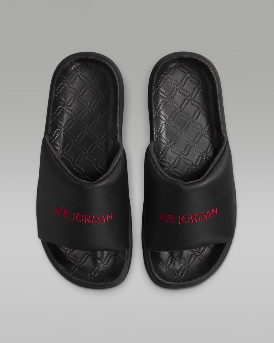 Jordan Sophia Women's Slides - Black/Black/Gym Red