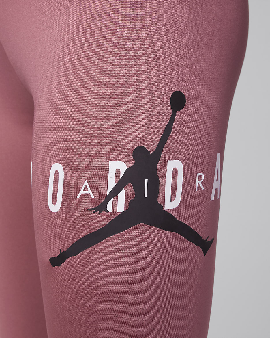 Jordan Older Kids' Jumpman Sustainable Leggings - Desert Berry