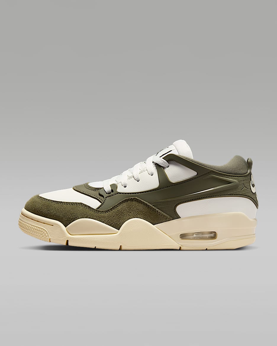 Air Jordan 4 RM Women's Shoes - Sail/Coconut Milk/Medium Olive