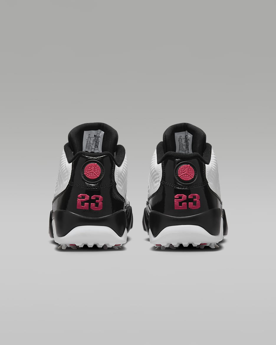 Air Jordan 9 G golfcipő - Fehér/Fekete/True Red