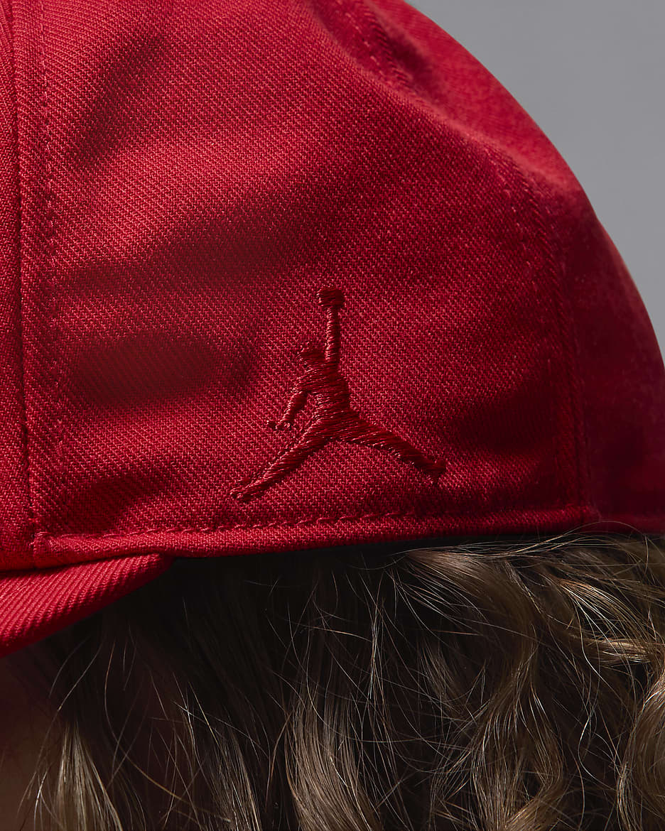 Jordan Pro Unstructured Flat-Bill Hat - Gym Red/Black