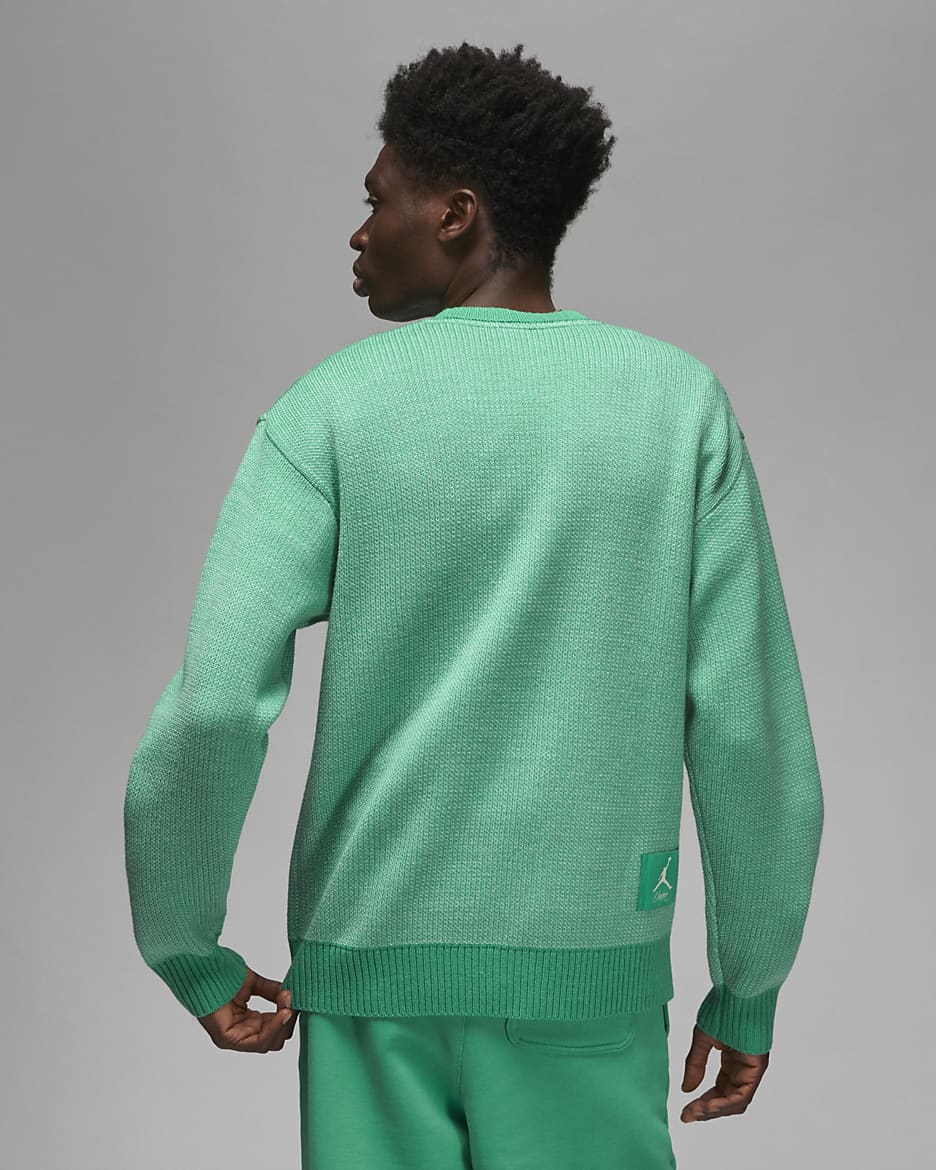 Jordan x Union Men's Jumper - Kinetic Green/White