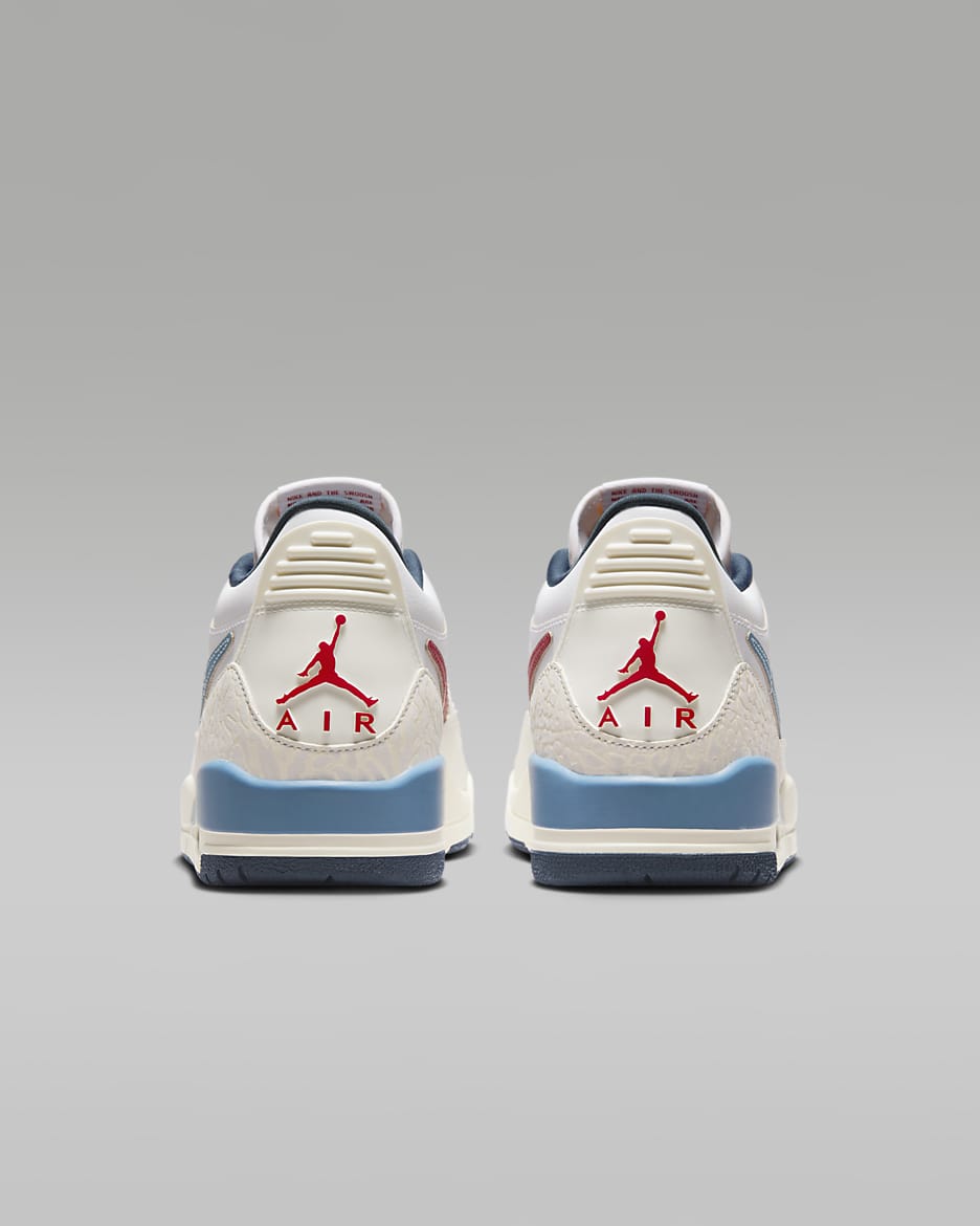 Scarpa Air Jordan Legacy 312 Low – Donna - Bianco/Sail/Armory Navy/Aegean Storm