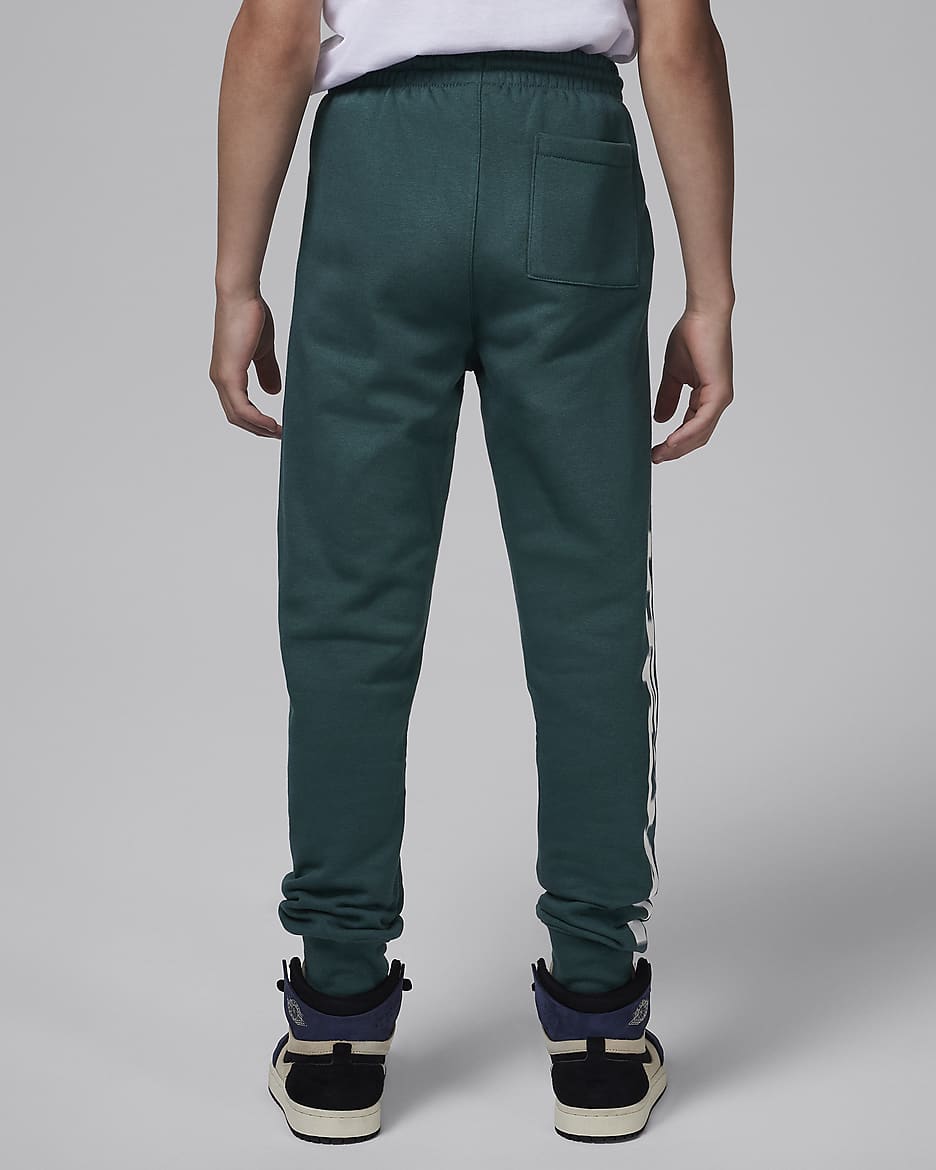 Jordan MJ Flight MVP Older Kids' Fleece Trousers - Oxidised Green