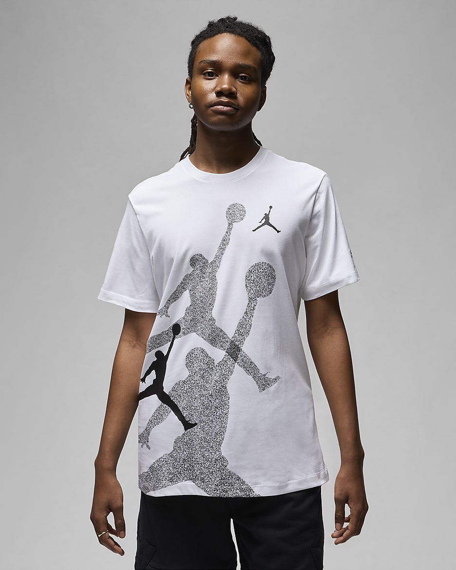 Jordan Brand Men's T-Shirt - White/Cool Grey/Black