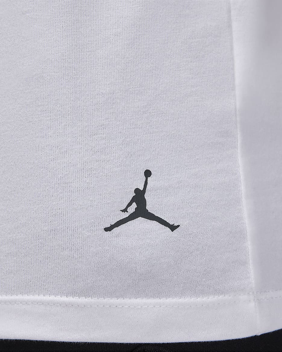 Jordan Women's Graphic Girlfriend T-Shirt - White/Dark Smoke Grey