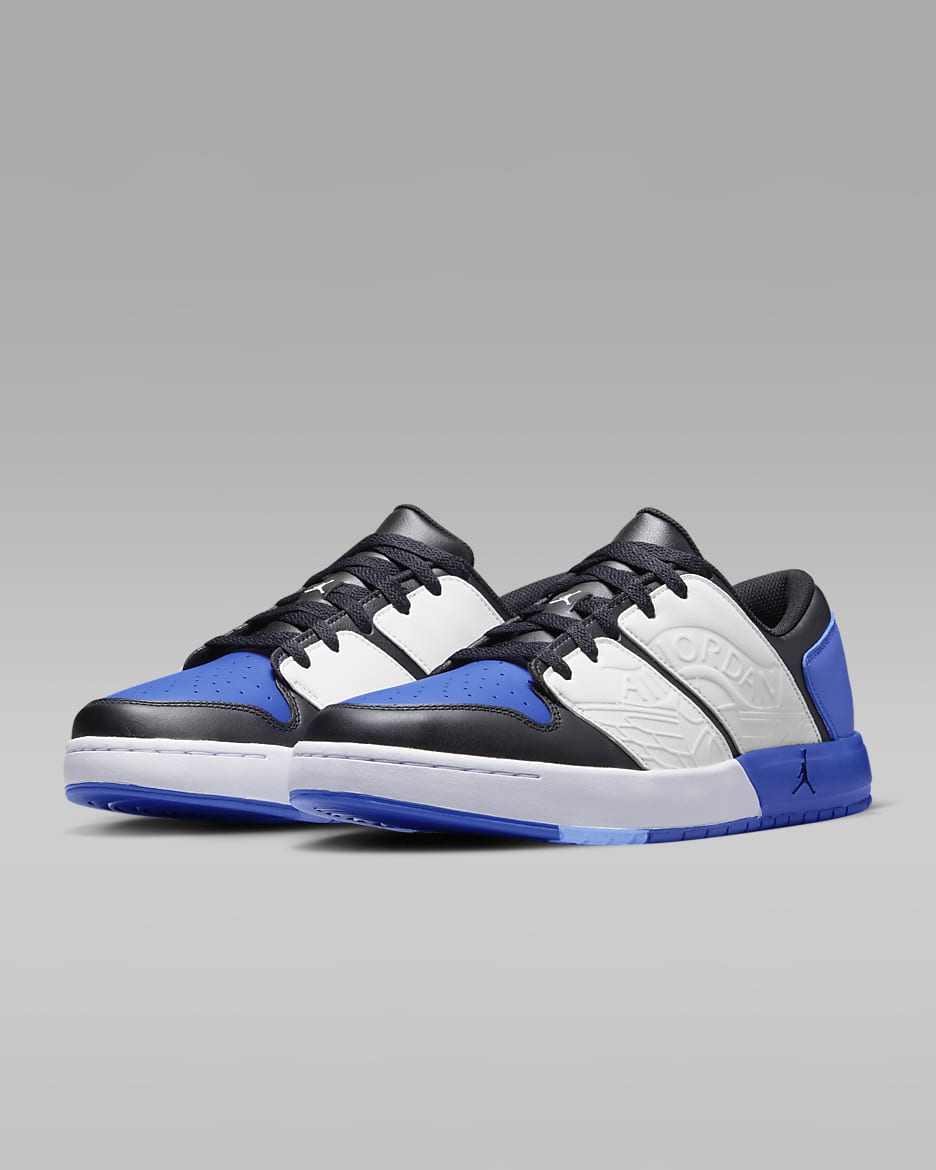 Jordan Nu Retro 1 Low Men's Shoes - Sport Royal/White/Black