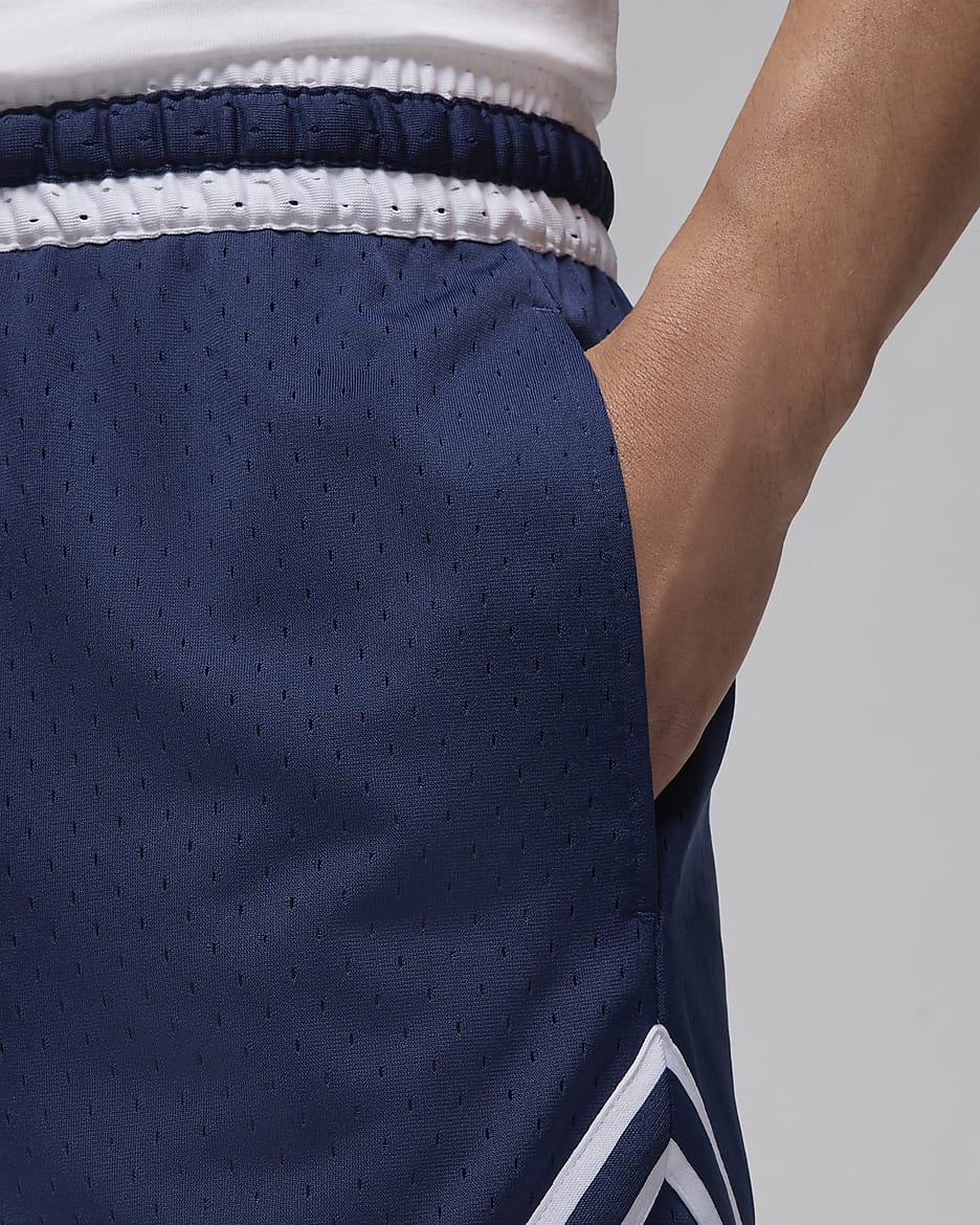 Jordan Dri-FIT Sport Diamond Shorts - Midnight Navy/White/White