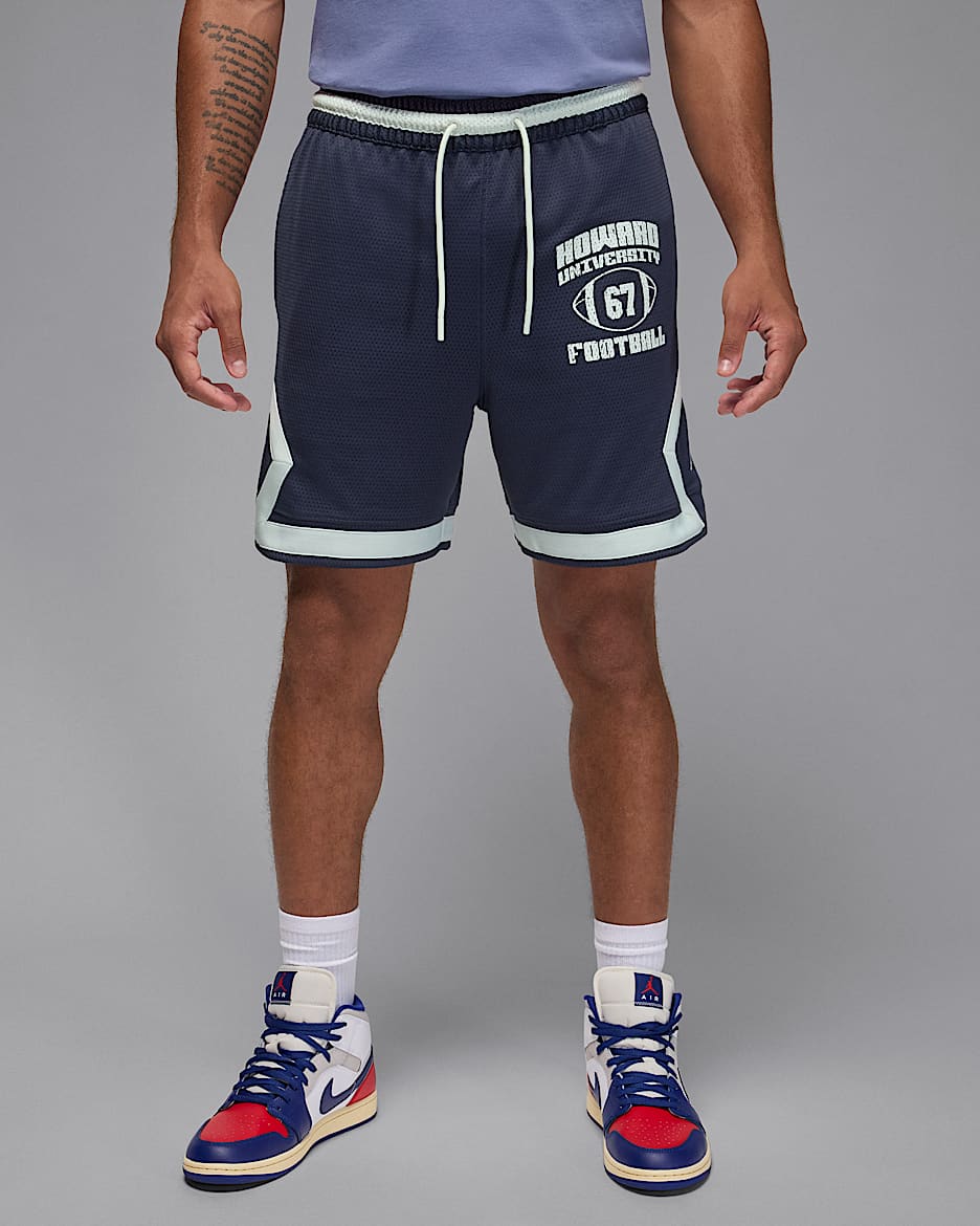 Jordan Sport x Howard University Men's Dri-FIT Diamond Shorts - Gridiron/Sail